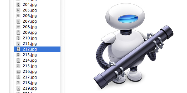 Macでリネームアプリを使わずに、『Automator』でサクッと名前を変更する方法