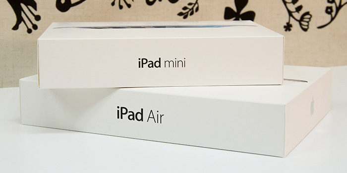 【レビュー】購入迷っている人が多すぎるので『iPad mini Retina』と『iPad Air』両方買ってみました