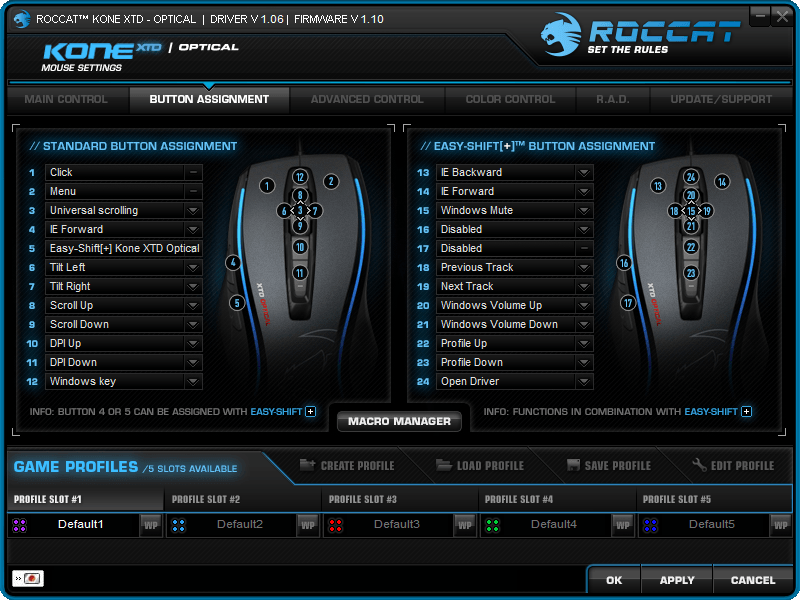 roccat-kone-xtd-opt-review-driver-button-assignment